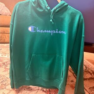 Champion Teal Athletic Hoodie